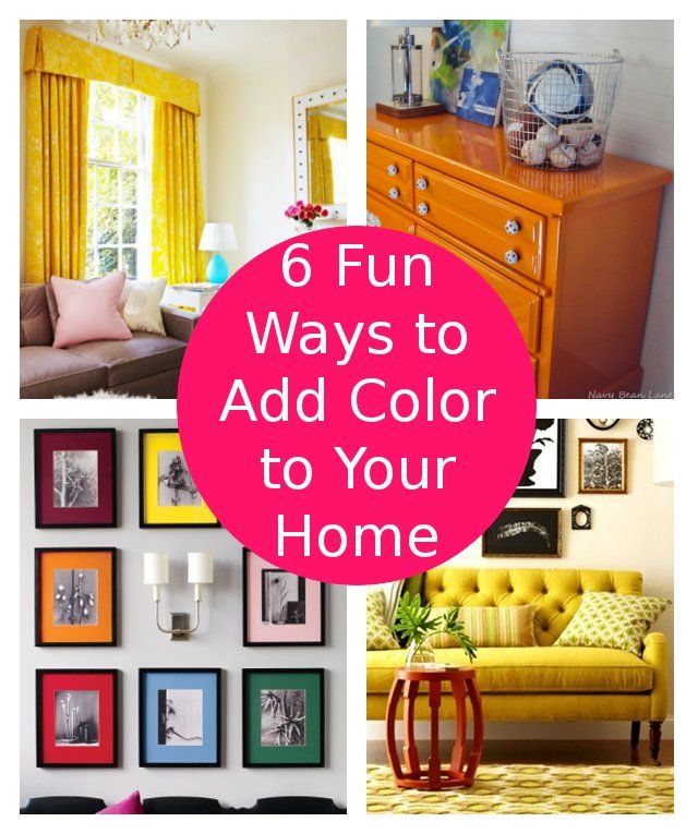 DIY Home Sweet Home 6 Ways to Add Color to Your Home
